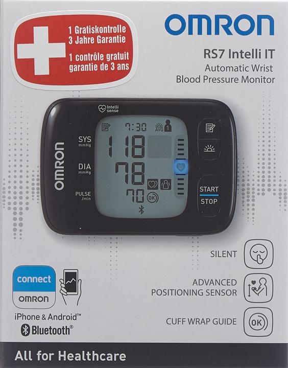 Actual product image Omron RS7 Intelli IT (Blood pressure monitor wrist)