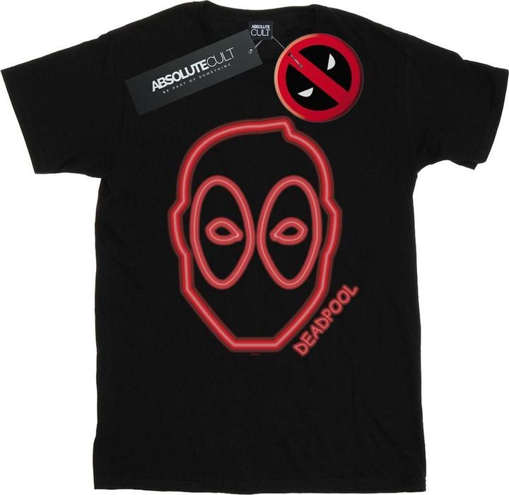 Deadpool Neon Head TShirt (5XL)