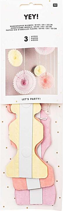 Image du produit Rico Design Papier gaufré fleurs 40 x 30 cm set de 3 pièces, orange/jaune (75 g/m², 30 x 25 cm)