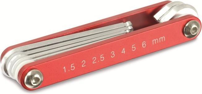 Actual product image BGS Foldable Key internal Hexagon with Ball Point 1.5 - 6 mm 7 pcs. (Allen screw)