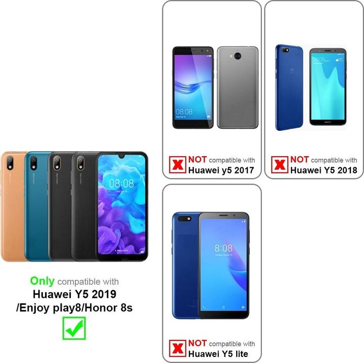 Image du produit Cadorabo Coque pour Huawei Y5 2019 / Enjoy Play 8 / Honor 8S universel avec Clip (Honneur 8s)