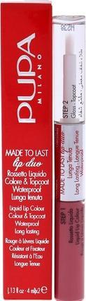 Immagine prodotto Pupa Milano Made To Last Lip Duo 009 Sweet Pink 4ml (009 Rosa dolce)