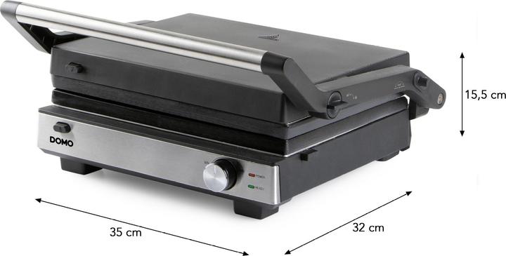 Produktbild Domo MULTIFUNKTIONALER KONTAKTGRILL 2-IN-1 Grill Schwarz