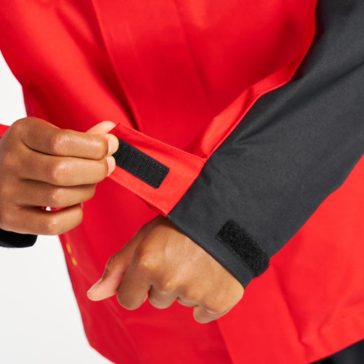 Produktbild Tribord Regenjacke Segeljacke Kinder wasserdicht winddicht - Sailing 300 rot/gelb