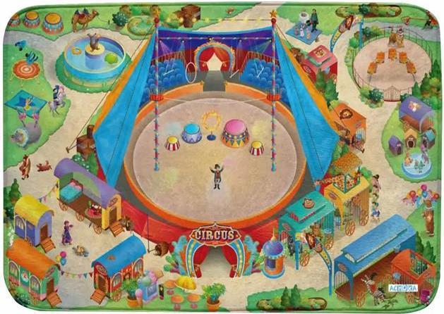 Produktbild Magni House Of Kids Ultrasoft Spielteppich - Circus (100 x 150 cm)