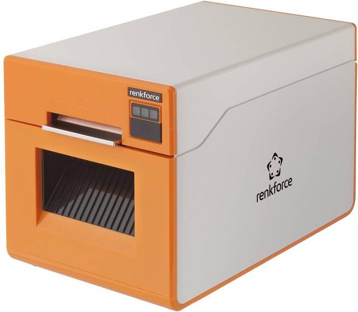 Actual product image Renkforce RF-HSP-500 Thermal Transfer Printer Heat Shrink Labeling USB 2. (300 dpi)