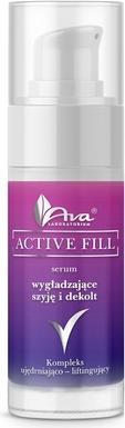 Actual product image Ava Cosmetics LABORATORIUM Active Fill serum wygładzające szyję i dekolt 30ml (30 ml)
