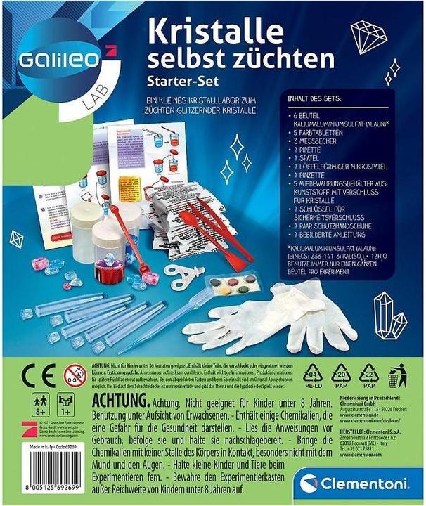 Produktbild Clementoni Galileo: Kristalle Starter Set