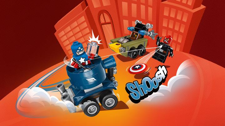 Actual product image LEGO Marvel Super Heroes Mighty Micros: Captain America vs. Red Skull (76065, LEGO Marvel)