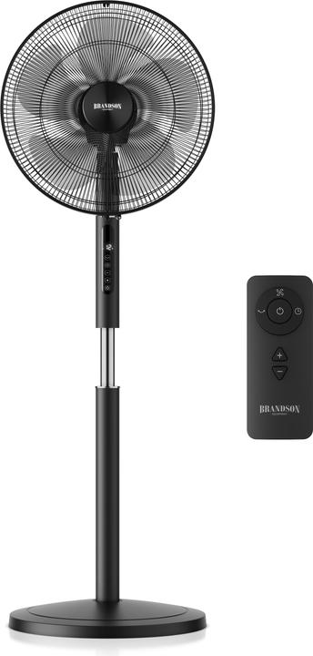 Image du produit Brandson Standventilator, Fernbedienung, DC, leise, energiesparend, Oszillation, Timer, 43 cm Ø, 12 Stufen (59 dB)