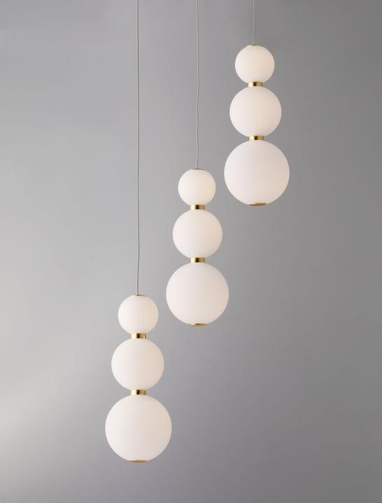 Produktbild Nova Luce PERLA LED Pendelleuchte Gold 23W Warmweiss 150x31cm dimmbar 9695242