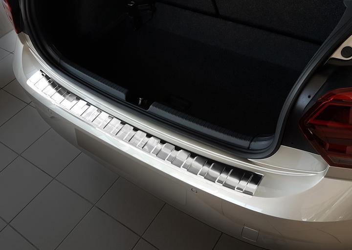 Actual product image Avisa Stainless steel bumper protection for VW Polo from 2017 until today (Rear)