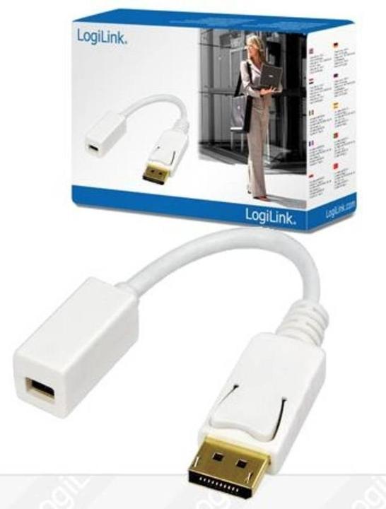 Immagine prodotto LogiLink Da DisplayPort a Mini DisplayPort (Mini DP, 15 cm)