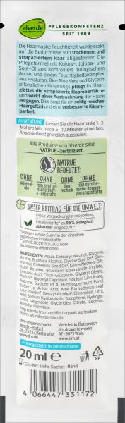 Produktbild dm alverde Haarmaske Feuchtigkeit Aloe Vera & Hyaluron
