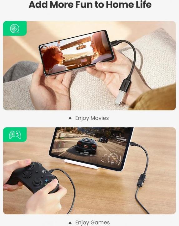 Actual product image Ugreen Cable (0.15 m, USB 3.0)