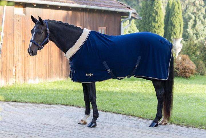 Produktbild Kerbl Fleecedecke RugBe Royal dark navy, 145cm (195 cm)