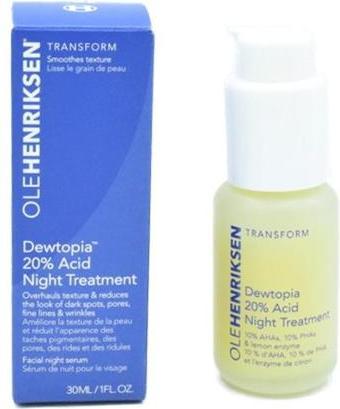 Immagine prodotto Ole Henriksen Transf Dewtopia 20% Siero Di Trattamento Acido 30ml (30 ml, Crema notte)