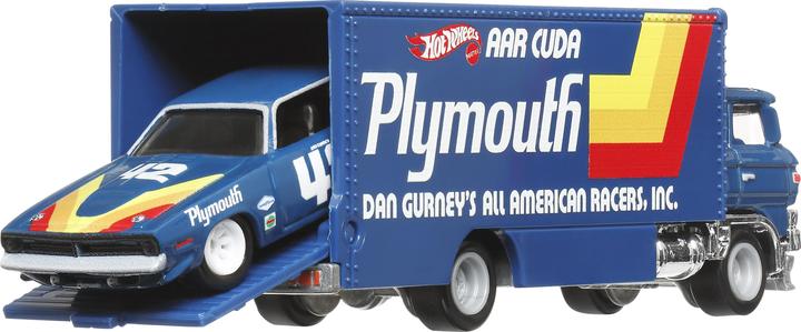 Actual product image Hot Wheels Νταλικα Με Αυτοκινητακι Plymouth '70 & Sakura Sprinter 3+ Ετών HRV38