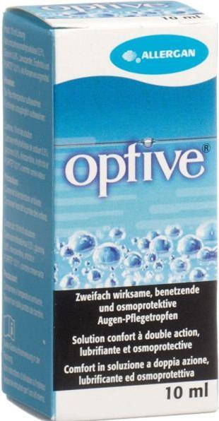 Produktbild Optive Allergan benetzende Augentropfen (10 ml, 10 ml Optive Augenpflegetropfen)