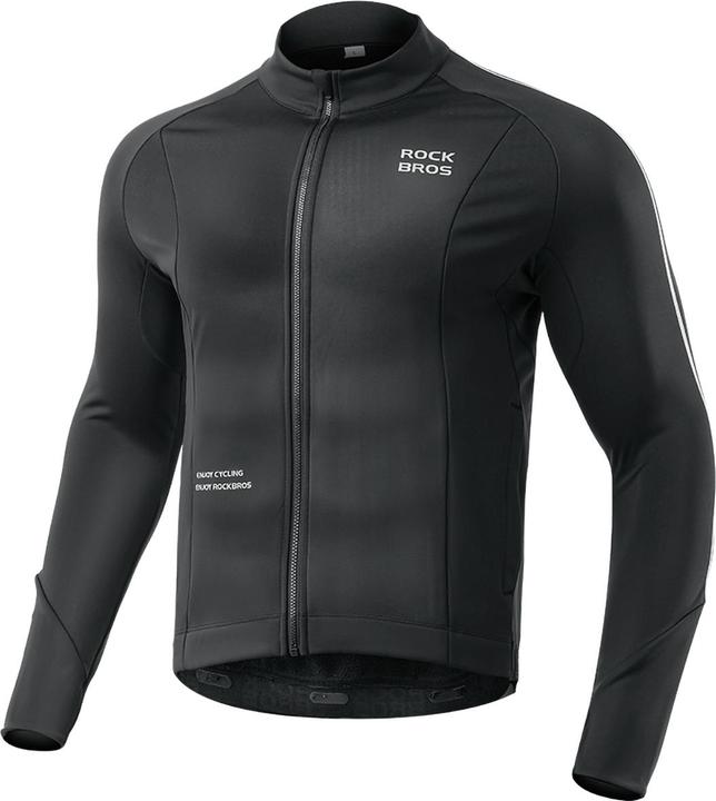 Image du produit Rockbros 15400002002 maillot cycliste à manches longues automne/hiver M - noir (M)