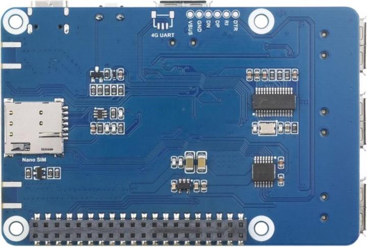 Image du produit WaveShare SIM7670G 4G LTE/GPS HAT pour Raspberry Pi
