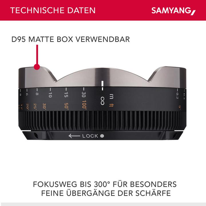 Actual product image Samyang MF adapter for V-AF series