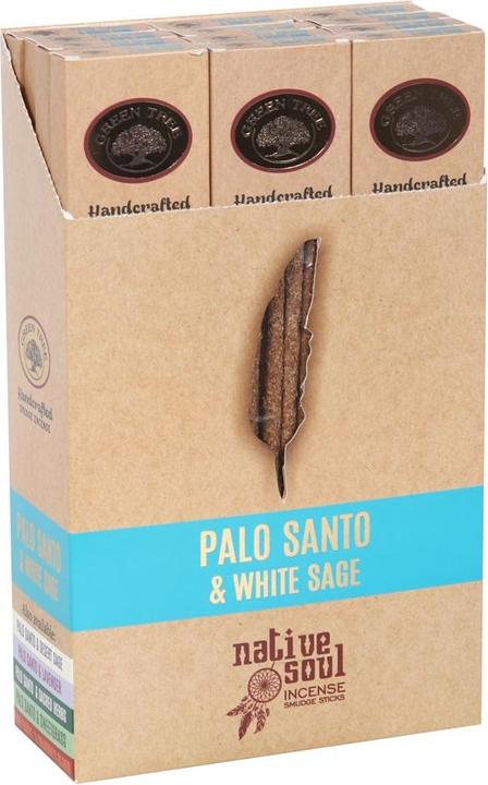 Actual product image Native Soul Palo Santo & White Sage Smudge Incense Sticks (Pack of 96)