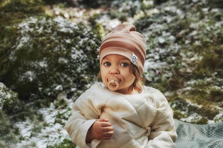 Actual product image Elodie Winter Beanie Star Terracotta