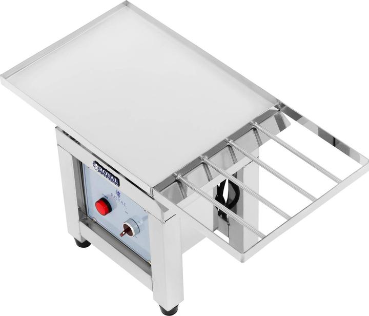 Actual product image Royal Catering Schokoladen-Rütteltisch Vibrationstisch Pralinenrüttler Edelstahl 45 W