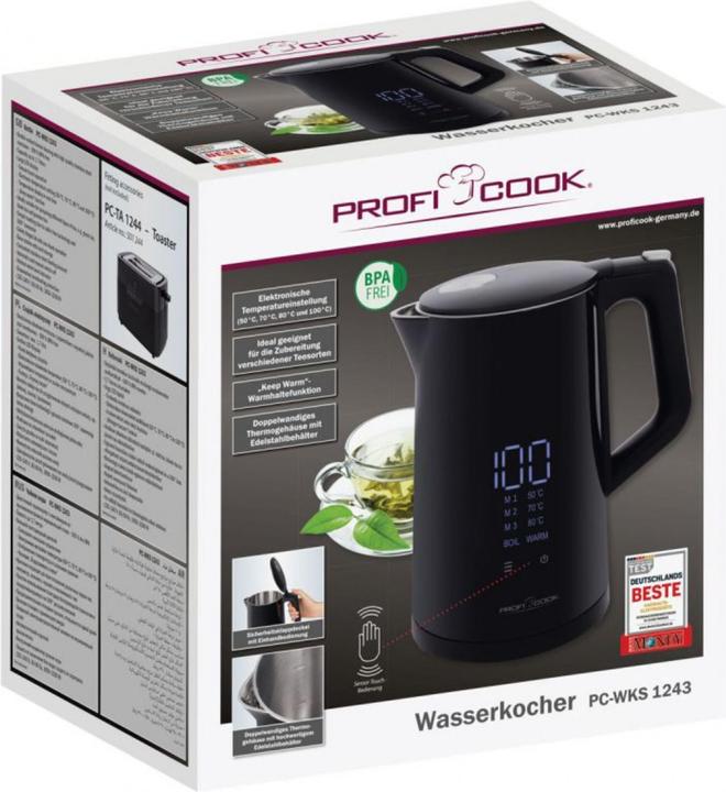 Actual product image Proficook PC-WKS 1243 black. (1.70 l)