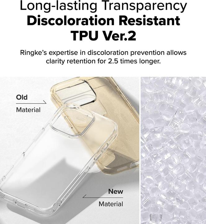 Produktbild Ringke Case for iPhone 16 Pro Max FUSION MATTE CLEAR (Apple iPhone 16 Pro Max)