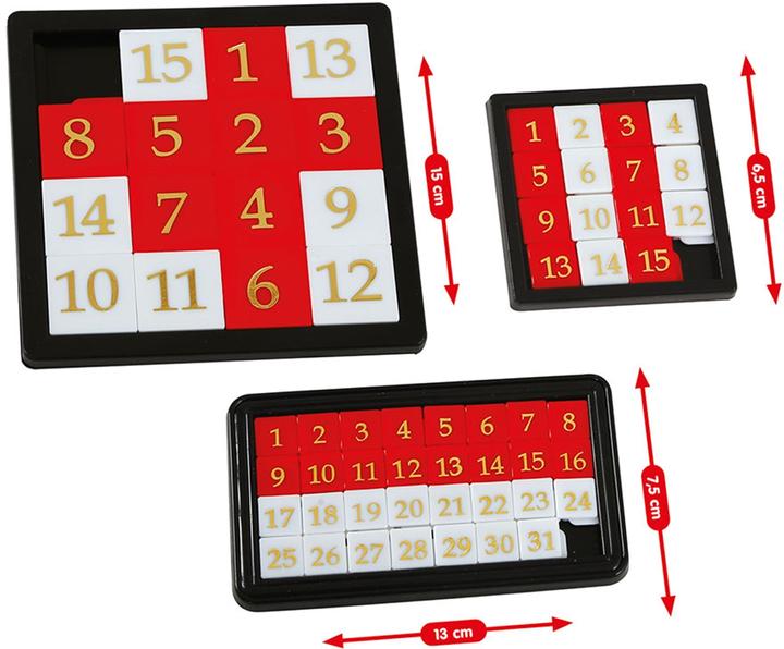 Produktbild Gowi Schiebepuzzle XXL (15 Teile)