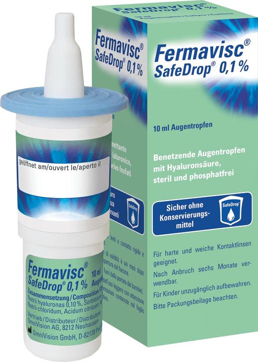 OmniVision Augentropfen Fermavisc SafeDrop 0.1% (10 ml, Fermavisc SafeDrop 0.1 % 10 ml Augentropfen)