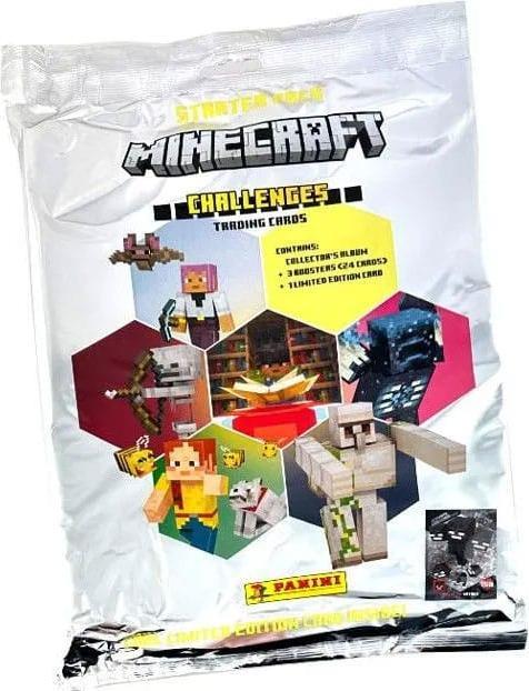 Produktbild Panini Minecraft - Challenges Trading Cards Starterset *Deutsche Version*