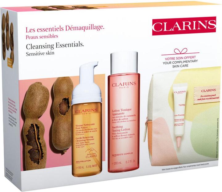 Actual product image Clarins Value Pack Premier Cleanser Sensitive (Cleaning cloths, 200 ml)