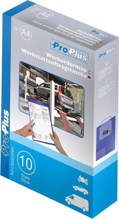 Produktbild ProPlus Auftragstasche A4 blau 10er Paket (A4, 10 x)