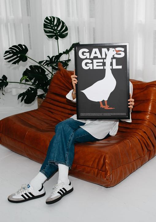Image du produit Plakativ Gans Geil Poster A1 (59,5 x 84 cm)
