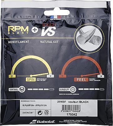 Actual product image Babolat RPM Blast + VS Hybrid String Set