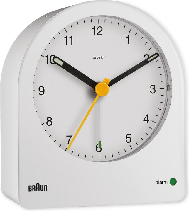 Actual product image Braun BC22 W Quartz alarm clock