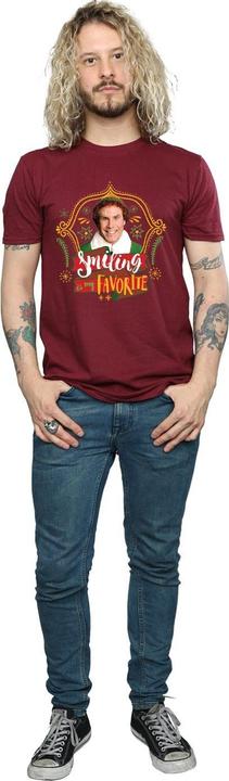 Actual product image Elf Mens Buddy Smiling T-Shirt (L)