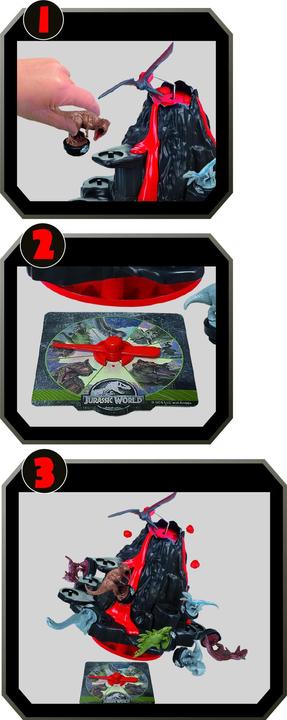 Actual product image Epoch Jurassic World - Shaky Volcano (French, English)