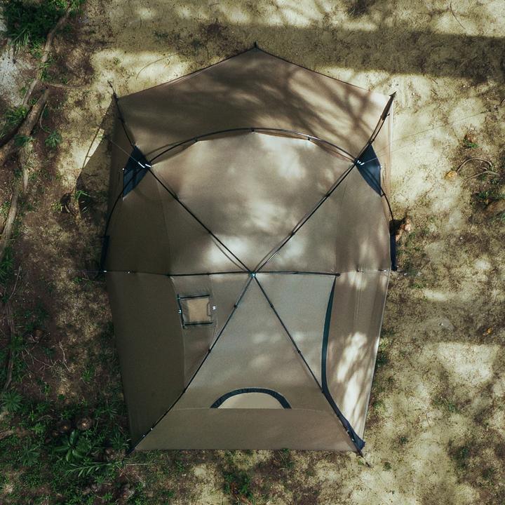 Actual product image Naturehike Massif Solo Tent Moon rock sand