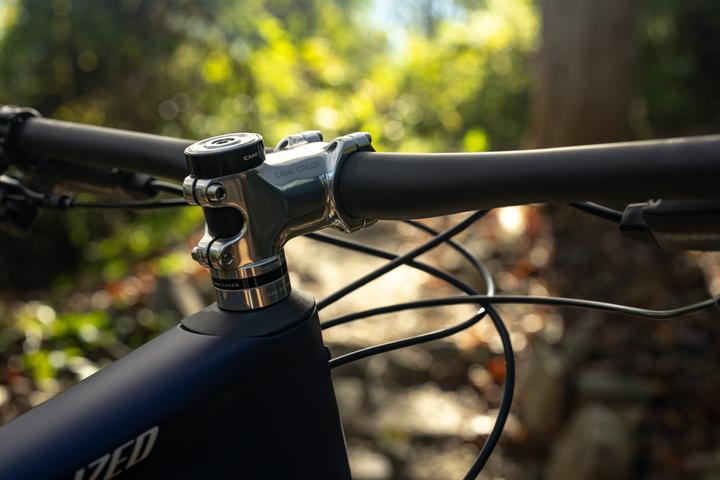 Actual product image Cane Creek GXC Stem, 31.8mm, 100mm, +/-6°, silver (100 mm, 31.80 mm)