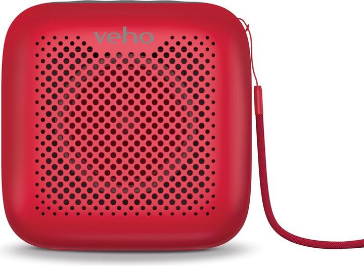 Actual product image veho Mz-4 Portable Bluetooth Speaker-Red (26 h)