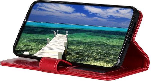 Actual product image MU Classic Crazy Horse Leather Bookcover Series (Realme 8 5G)