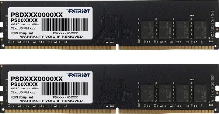 Actual product image Patriot Signature PSD464G3200K memory module GB DDR4 (2 x 32GB, 3200 MHz, DDR4-RAM, DIMM)