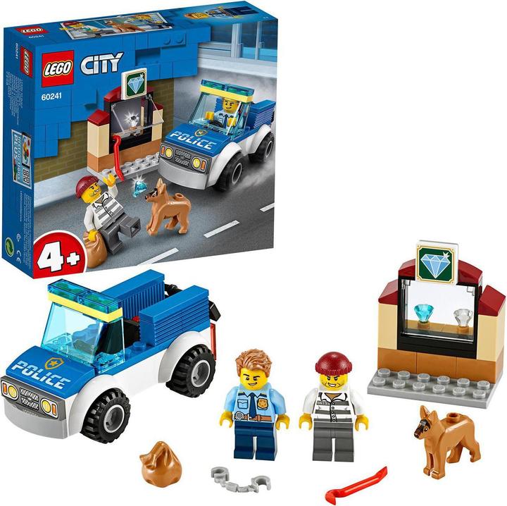 Actual product image LEGO Police dog team (60241, LEGO City)