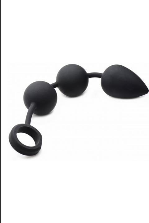 Actual product image Tom of Finland Weighted Anal Ball Beads