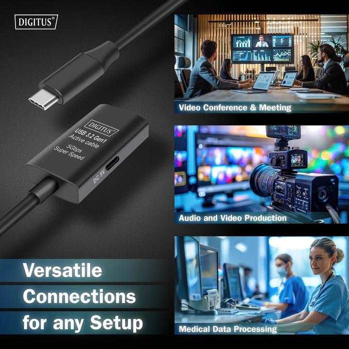 Produktbild Digitus USB C — USB C (5 m, USB 3.2 Gen 1)