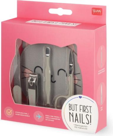 Actual product image Legami Maniküre-Set - But First, Nails! Kitty